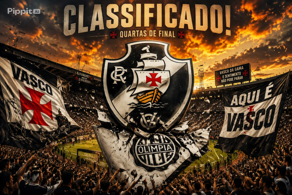 Vasco goleia o Olimpia por 4 a 1 e avança às quartas de final da Copa Sul-Americana