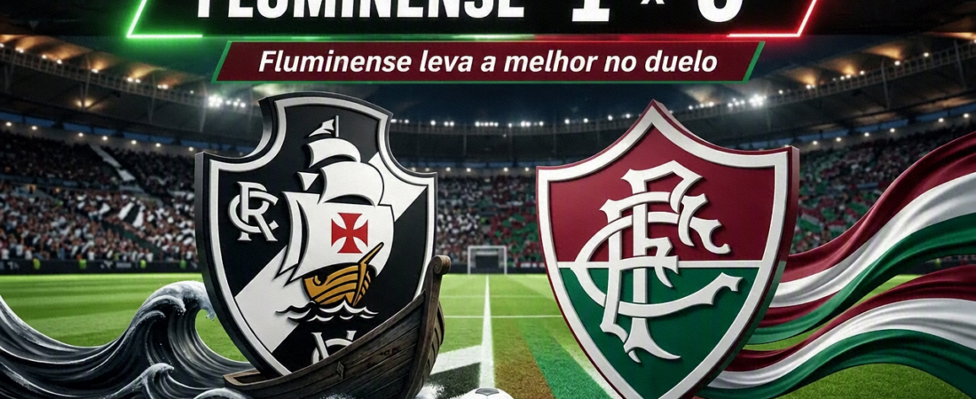 Clássico amargo: Fluminense vence o Vasco por 1 a 0 no Maracanã e aprofunda crise no Brasileirão