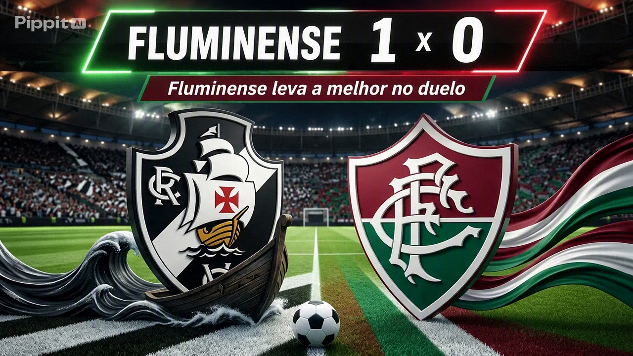 Clássico amargo: Fluminense vence o Vasco por 1 a 0 no Maracanã e aprofunda crise no Brasileirão