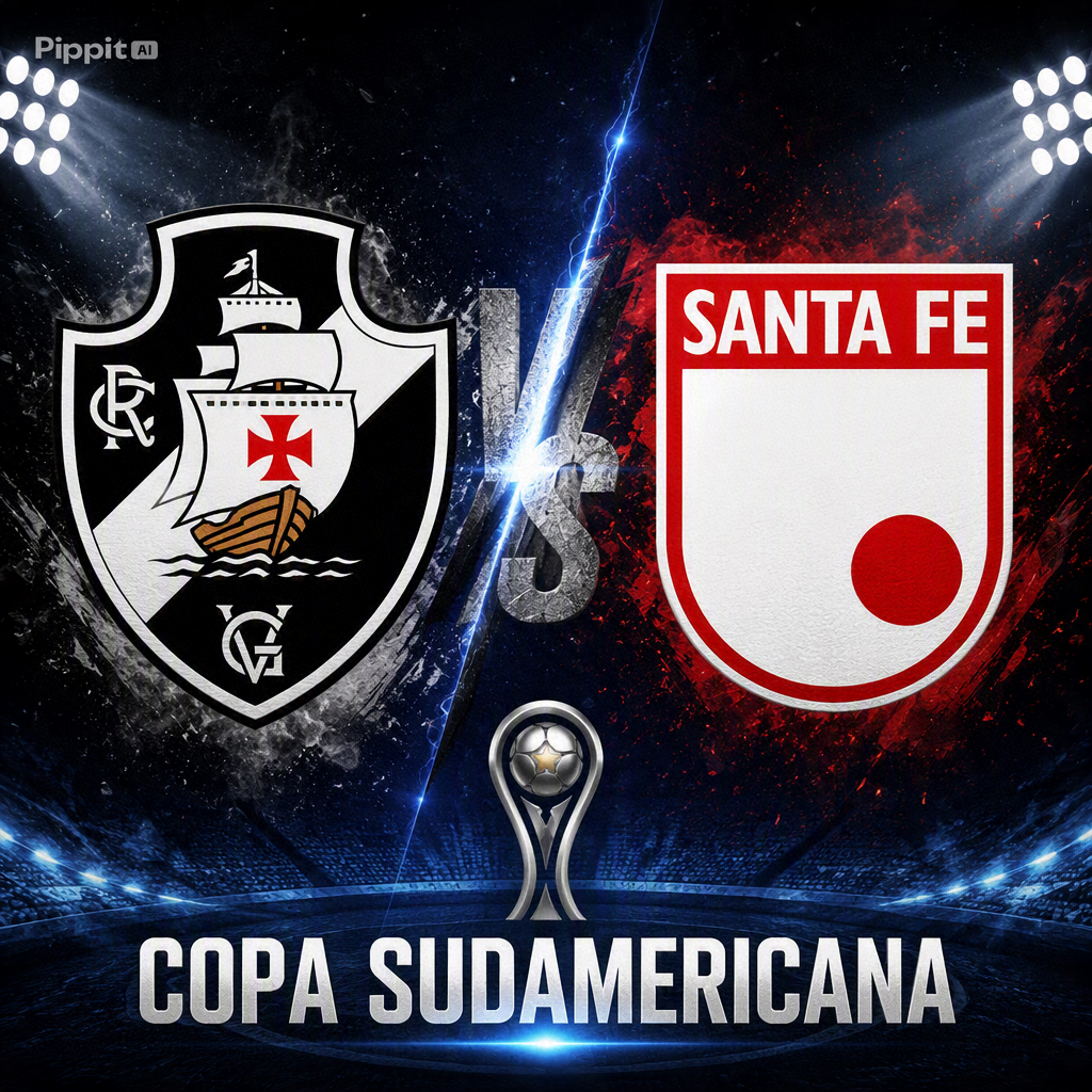 Vasco enfrenta o Santa Fé na Copa Sul-Americana